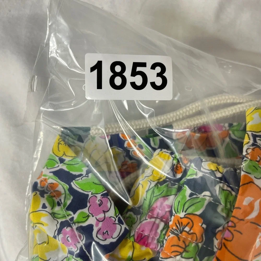 New Polo Ralph Lauren Mens‎ Floral Swim Trunks Navy Blue Pink Yellow Pony Medium